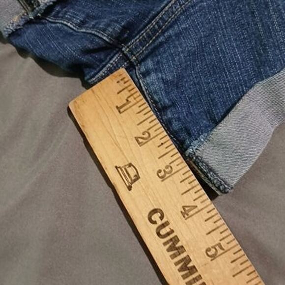 Torrid Jean Cut-Offs 30 AND Lane Bryant Khaki shorts 28-easy care plus size - Picture 11 of 15